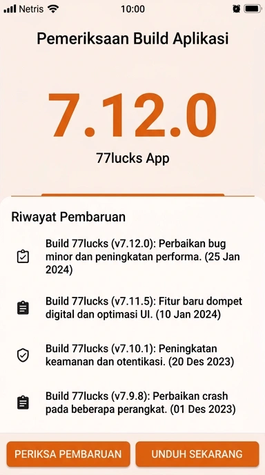 Riwayat Versi 77lucks untuk Pengguna Android Indonesia