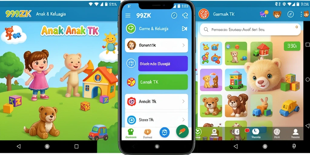 Tampilan antarmuka 99ZK yang ceria dan interaktif.