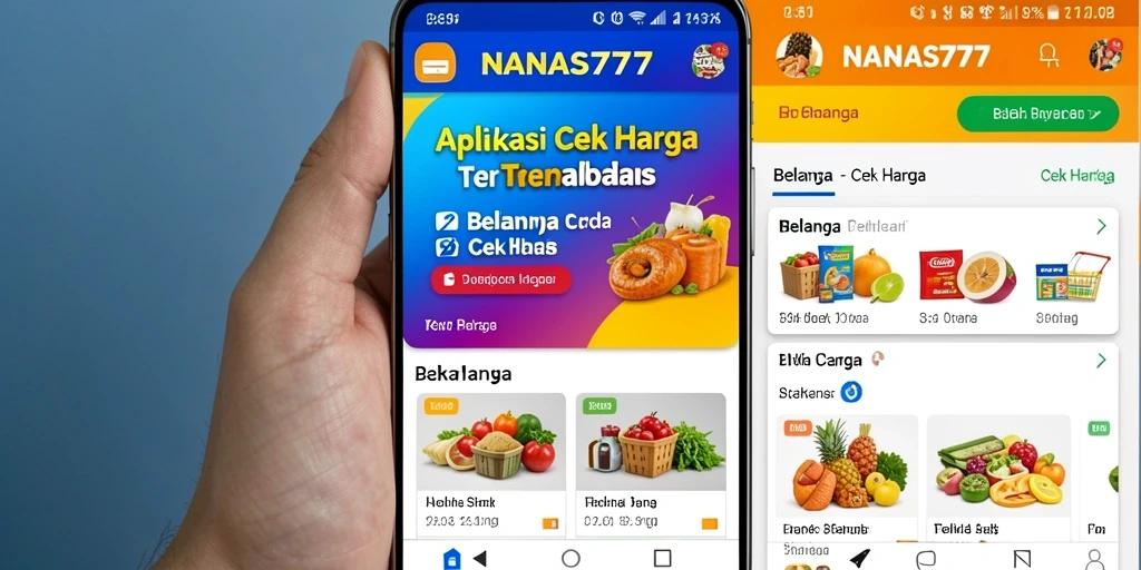 Tampilan antarmuka NANAS777 yang intuitif untuk Cek Harga produk.