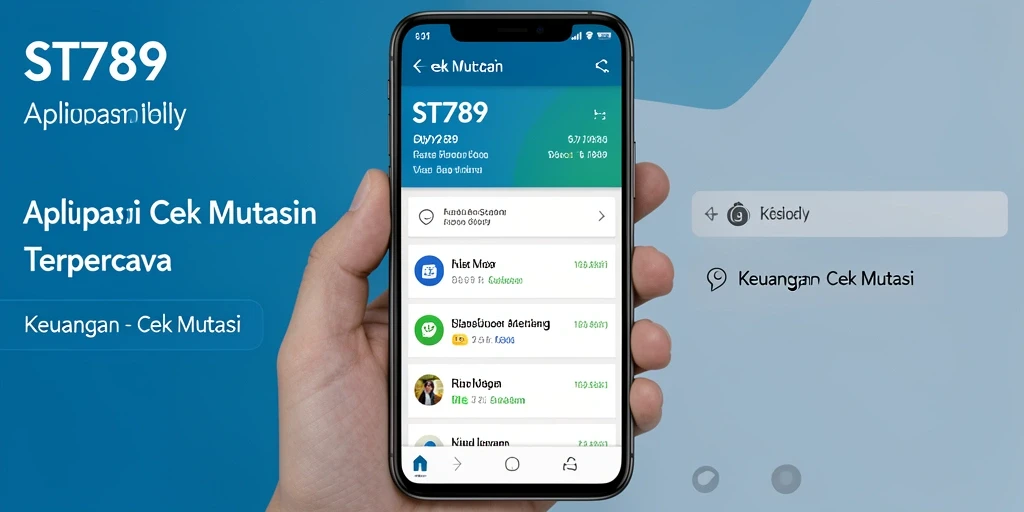 Antarmuka aplikasi ST789 yang menampilkan fungsi cek mutasi dengan jelas.